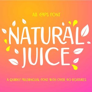 natural-juice-greek-font