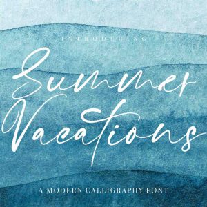 summer-vacations-calligraphy-greek-font